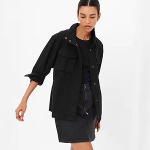 NWT Black Utility Task Jacket